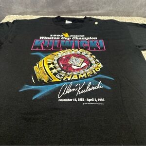 Vintage NASCAR Winston Cup Alan Kulwicki Champion Shirt XL 93 Single Stitch NOS